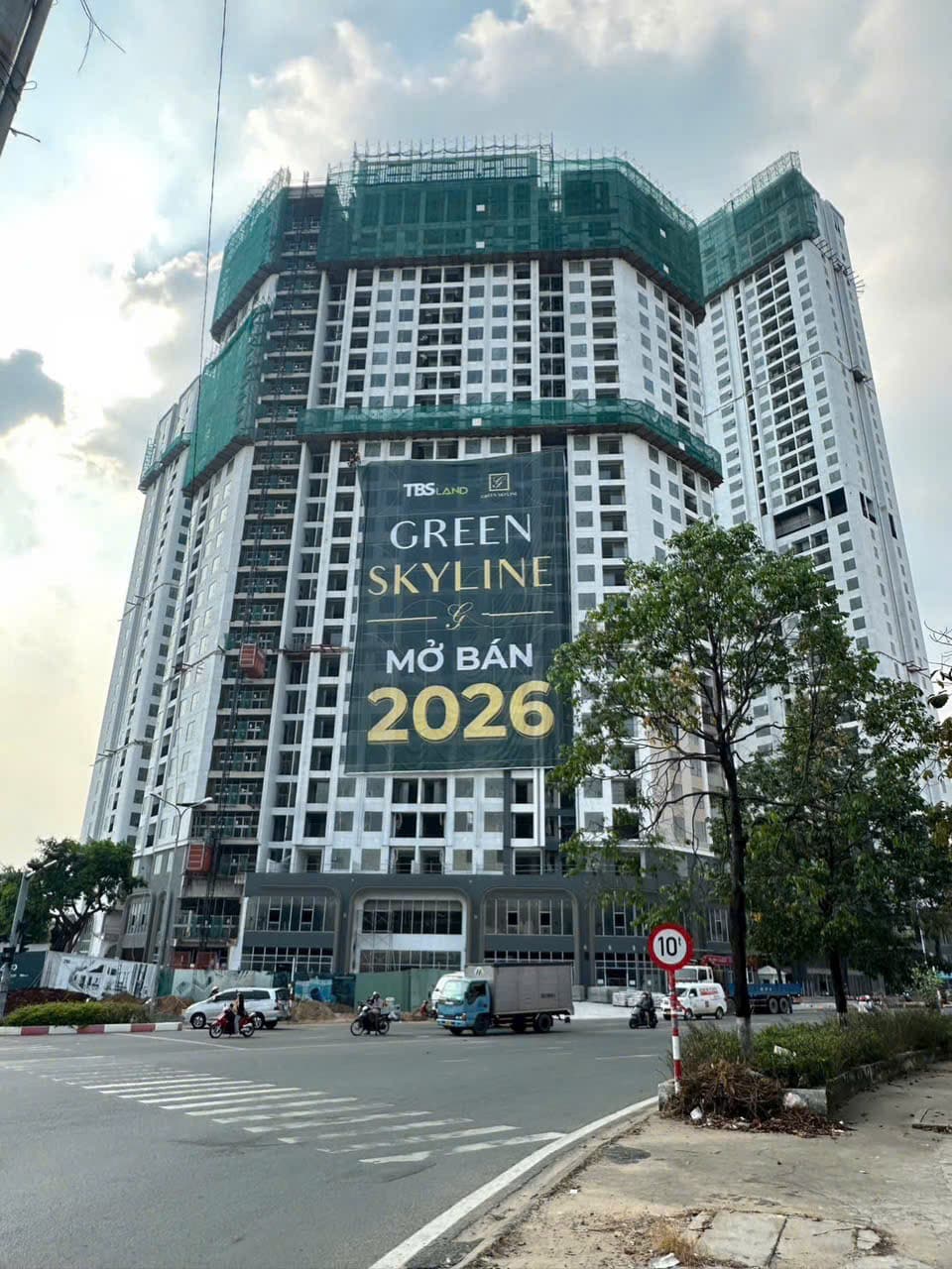 Tiến độ xây dựng Green Skyline
