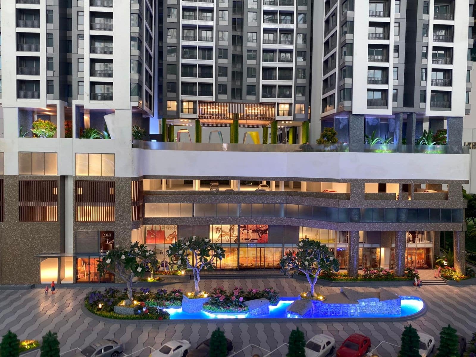 Sảnh đón và tiện ích nội khu chung cư Emerald Golf View